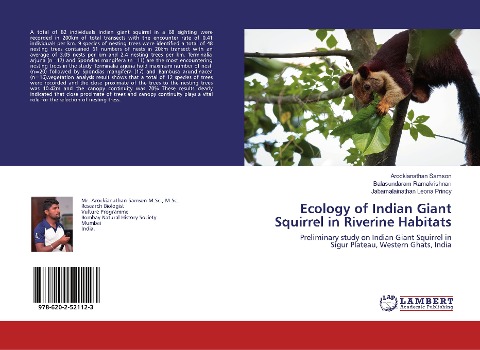 Ecology of Indian Giant Squirrel in Riverine Habitats: Preliminary study on Indian Giant Squirrel inSigur Plateau, Western Ghats, India