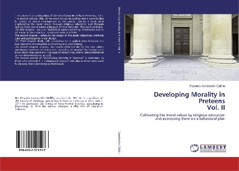 Developing Morality in Preteens Vol. II: Cultivating the moral values by religious education and expressing them on a behavioral plan