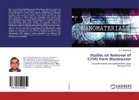 Studies on Removal of Cr(VI) from Wastewater: Characterization and Optimization using Nanoparticles