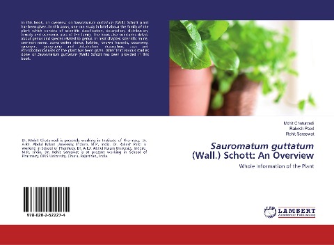 Sauromatum guttatum (Wall.) Schott: An Overview: Whole Information of the Plant