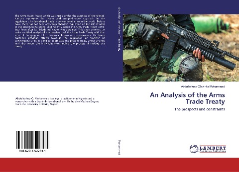 An Analysis of the Arms Trade Treaty: The prospects and constraints