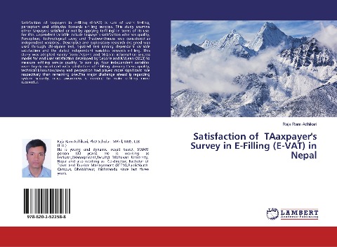 Satisfaction of TAaxpayers Survey in E-Filling (E-VAT) in Nepal
