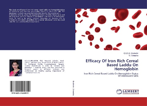 Efficacy Of Iron Rich Cereal Based Laddu On Hemoglobin: Iron Rich Cereal Based Laddu On Hemoglobin Status Of Adolescent Girls