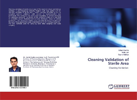 Cleaning Validation of Sterile Area: Cleaning Validation