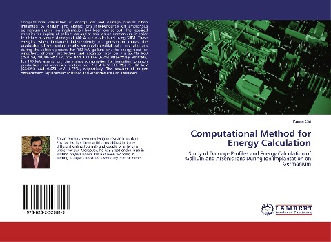 Computational Method for Energy Calculation: Study of Damage Profiles and Energy Calculation of Gallium and Arsenic Ions During Ion Implantation on Germanium