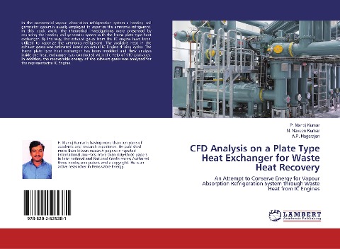 CFD Analysis on a Plate Type Heat Exchanger for Waste Heat Recovery: An Attempt to Conserve Energy for Vapour Absorption Refrigeration System through Waste Heat from IC Engines
