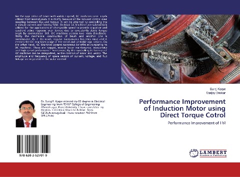 Performance Improvement of Induction Motor using Direct Torque Cotrol: Performance Improvement of I M