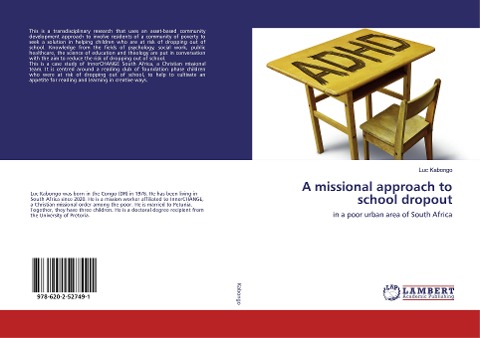A missional approach to school dropout: in a poor urban area of South Africa