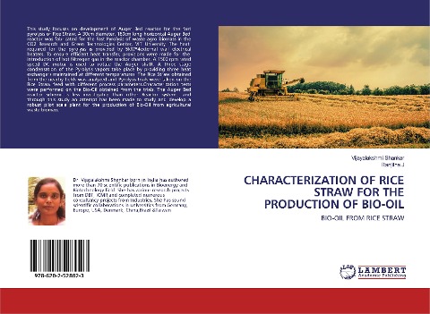 CHARACTERIZATION OF RICE STRAW FOR THE PRODUCTION OF BIO-OIL: BIO-OIL FROM RICE STRAW