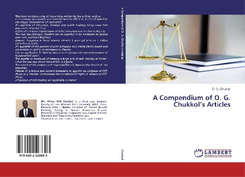 A Compendium of O. G. Chukkols Articles