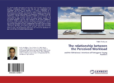 The relationship between the Perceived Workload: and the Withdrawal Intentions of Portuguese Young Auditors