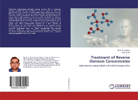 Treatment of Reverse Osmosis Concentrates: Optimization using Cobalt and Nickel Nanoparticles