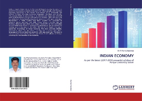 INDIAN ECONOMY: As per the latest (2017-2018 onwards) syllabus of Periyar University Salem