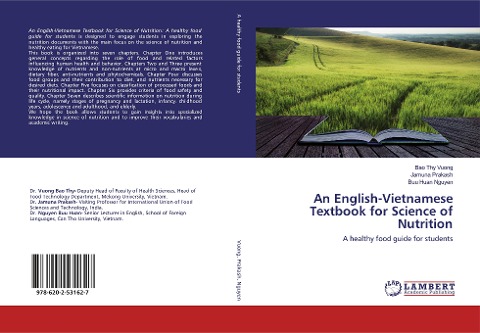 An English-Vietnamese Textbook for Science of Nutrition: A healthy food guide for students