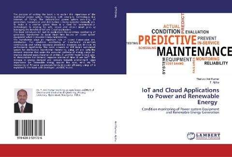 IoT and Cloud Applications to Power and Renewable Energy: Condition monitoring of Power system Equipment and Renewable Energy Generation
