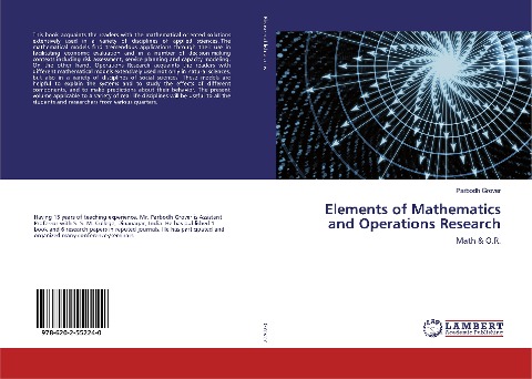Elements of Mathematics and Operations Research: Math & O.R.