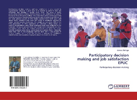 Participatory decision making and job satisfaction EPUC: Participatory decision making
