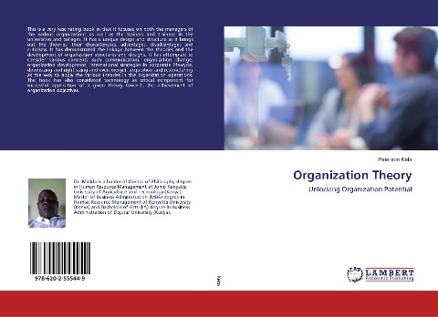 Organization Theory: Unlocking Organization Potential