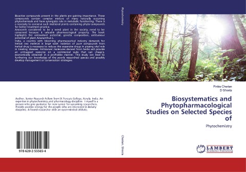 Biosystematics and Phytopharmacological Studies on Selected Species of: Phytochemistry