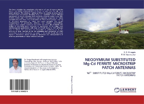 NEODYMIUM SUBSTITUTED Mg-Cd FERRITE MICROSTRIP PATCH ANTENNAS: Nd3+ SUBSTITUTED Mg-Cd FERRITE MICROSTRIP PATCH ANTENNAS