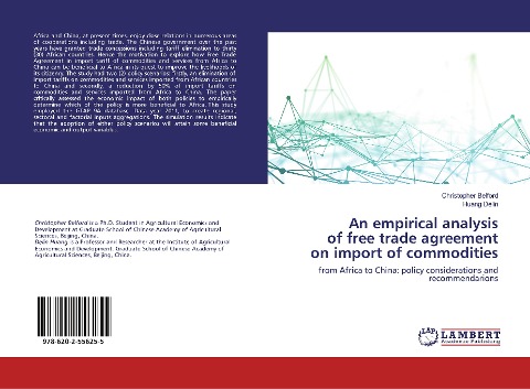 An empirical analysis of free trade agreement on import of commodities: from Africa to China: policy considerations and recommendarions