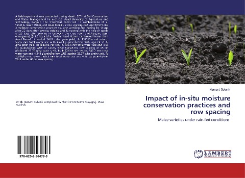Impact of in-situ moisture conservation practices and row spacing: Maize varieties under rain-fed conditions