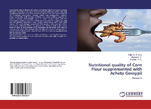 Nutritional quality of Corn Flour supplemented with Acheta Gossypii: Research