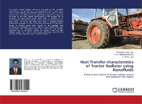 Heat Transfer characteristics of Tractor Radiator using Nanofluids: Effect of heat transfer in Tractor radiator system with turbulent flow regime