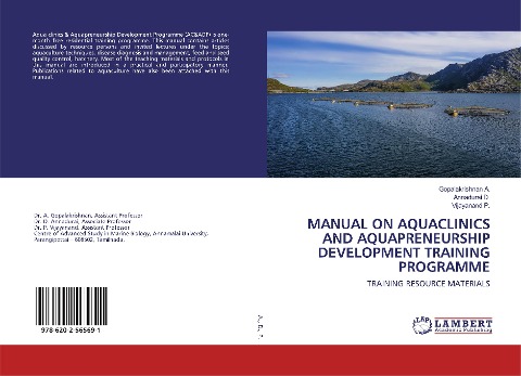 MANUAL ON AQUACLINICS AND AQUAPRENEURSHIP DEVELOPMENT TRAINING PROGRAMME: TRAINING RESOURCE MATERIALS