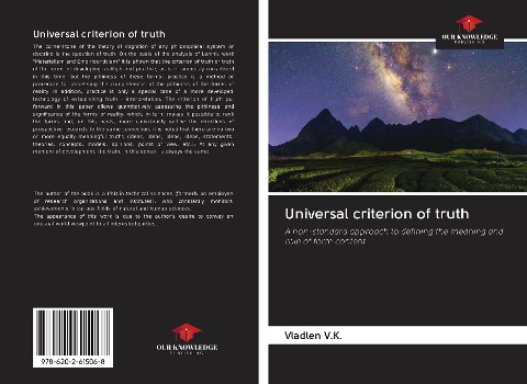 Universal criterion of truth: A non-standard approach to defining the meaning and role of form content