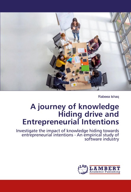 A journey of knowledge Hiding drive and Entrepreneurial Intentions: Investigate the impact of knowledge hiding towards entrepreneurial intentions - An empirical study of software industry