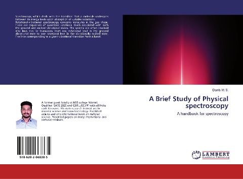 A Brief Study of Physical spectroscopy: A handbook for spectroscopy