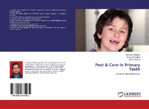 Post & Core In Primary Teeth: Esthetic Rehabilitation