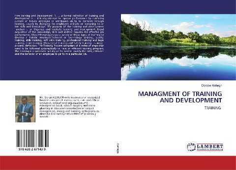 MANAGMENT OF TRAINING AND DEVELOPMENT: TRAINING