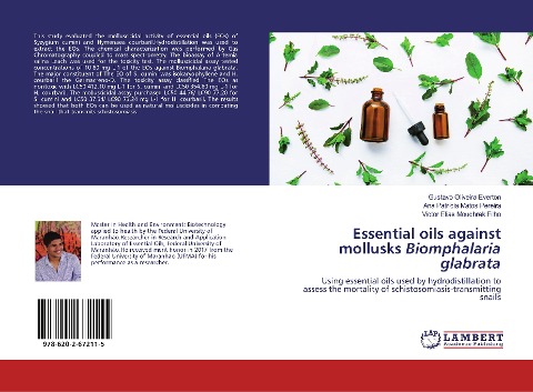 Essential oils against mollusks Biomphalaria glabrata: Using essential oils used by hydrodistillation to assess the mortality of schistosomiasis-transmitting snails