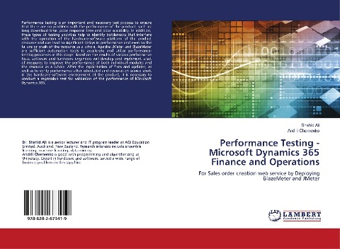Performance Testing - Microsoft Dynamics 365 Finance and Operations: For Sales order creation web service by Deploying BlazeMeter and JMeter