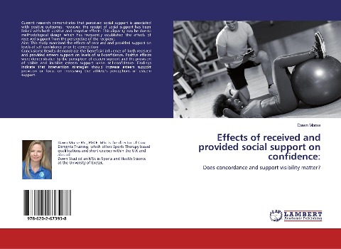 Effects of received and provided social support on confidence:: Does concordance and support visibility matter?