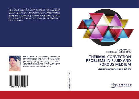 THERMAL CONVECTION PROBLEMS IN FLUID AND POROUS MEDIUM: Stability analysis with applications