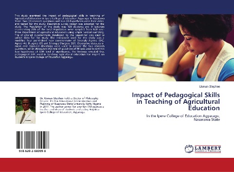 Impact of Pedagogical Skills in Teaching of Agricultural Education: In the Ipere College of Education Agyaragu, Nasarawa State