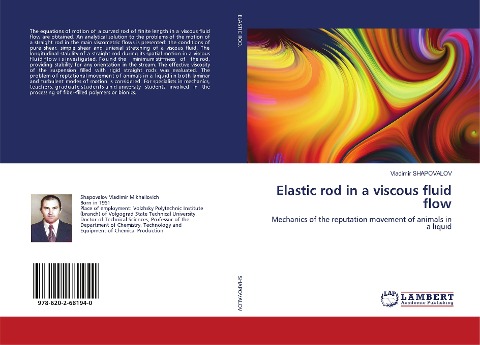 Elastic rod in a viscous fluid flow: Mechanics of the reputation movement of animals in a liquid
