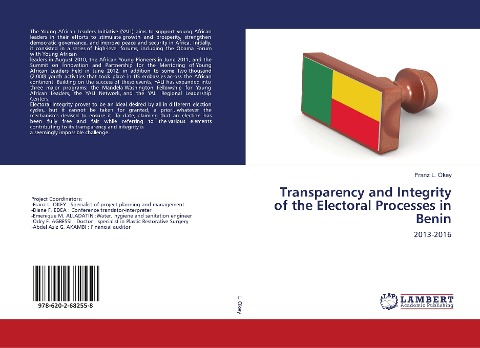 Transparency and Integrity of the Electoral Processes in Benin: 2013-2016