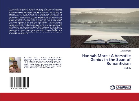 Hannah More : A Versatile Genius in the Span of Romanticism: English