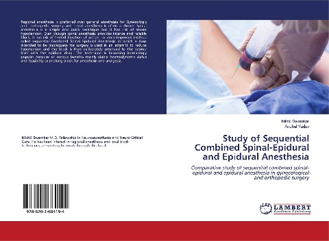 Study of Sequential Combined Spinal-Epidural and Epidural Anesthesia: Comparative study of sequential combined spinal-epidural and epidural anesthesia in gynecological and orthopedic surgery