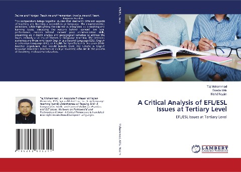 A Critical Analysis of EFL/ESL Issues at Tertiary Level: EFL/ESL Issues at Tertiary Level