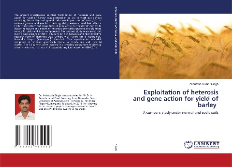 Exploitation of heterosis and gene action for yield of barley: A compare study under normal and sodic soils