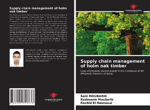 Supply chain management of holm oak timber: Case of privately owned woods in the Commune of Ait Mhamed, Province of Azilal