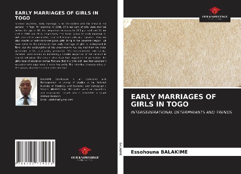 EARLY MARRIAGES OF GIRLS IN TOGO: INTERGENERATIONAL DETERMINANTS AND TRENDS