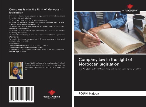 Company law in the light of Moroccan legislation: Up-to-date with all texts that will come into force in 2019