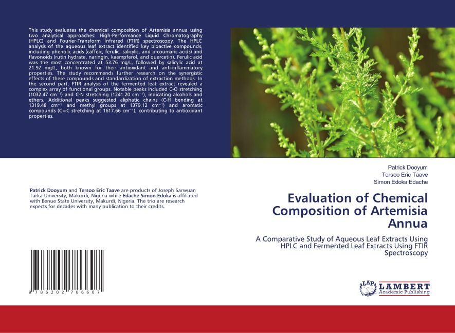Evaluation of Chemical Composition of Artemisia Annua: A Comparative Study of Aqueous Leaf Extracts Using HPLC and Fermented Leaf Extracts Using FTIR Spectroscopy