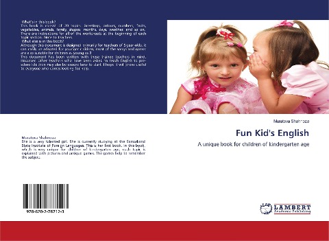 Fun Kids English: A unique book for children of kindergarten age